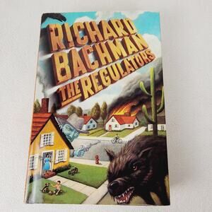 Richard Bachman 1996 1st edition The Regulators hardcover book DJ Like new